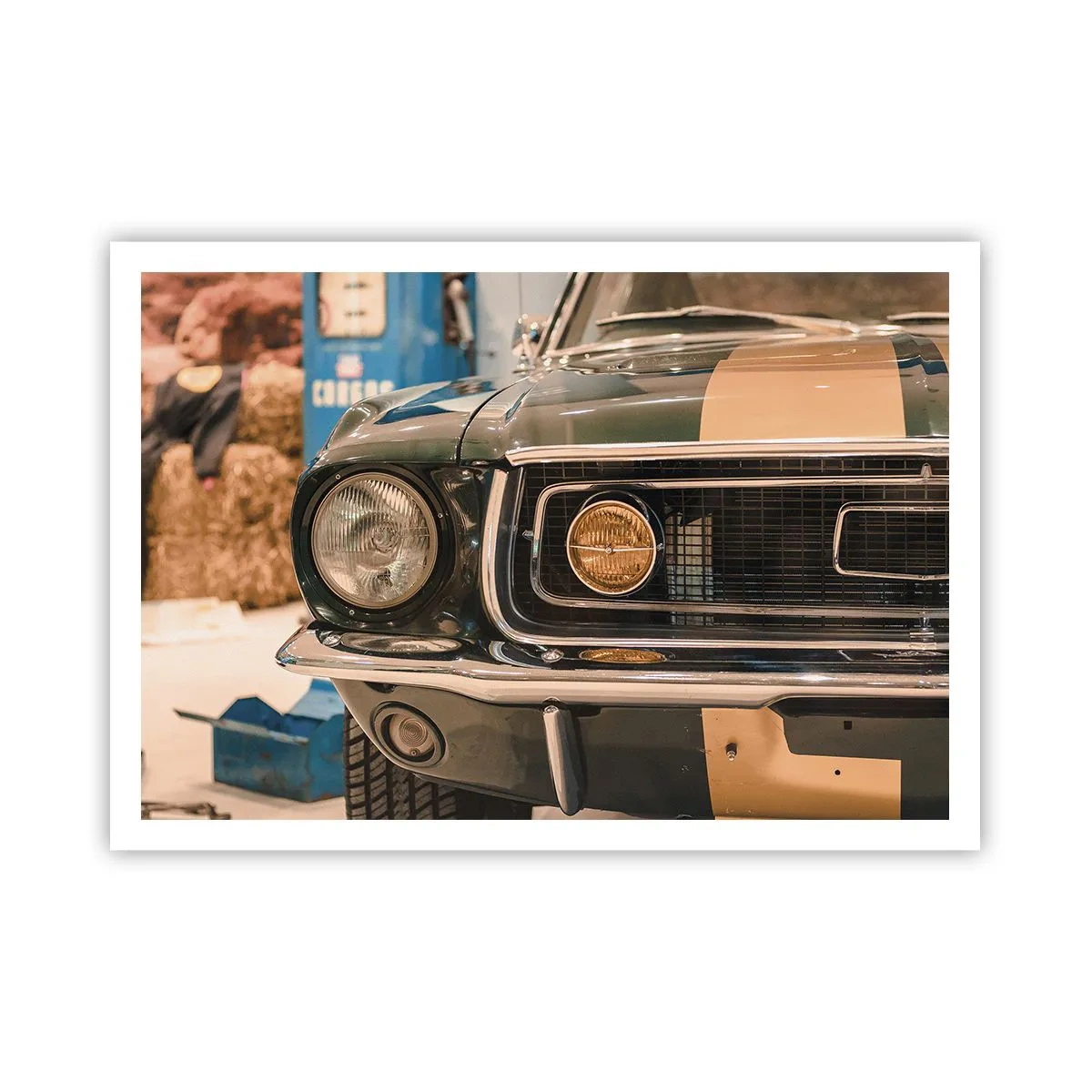 Poster - Ontmoeting met een legende - 100x70 cm