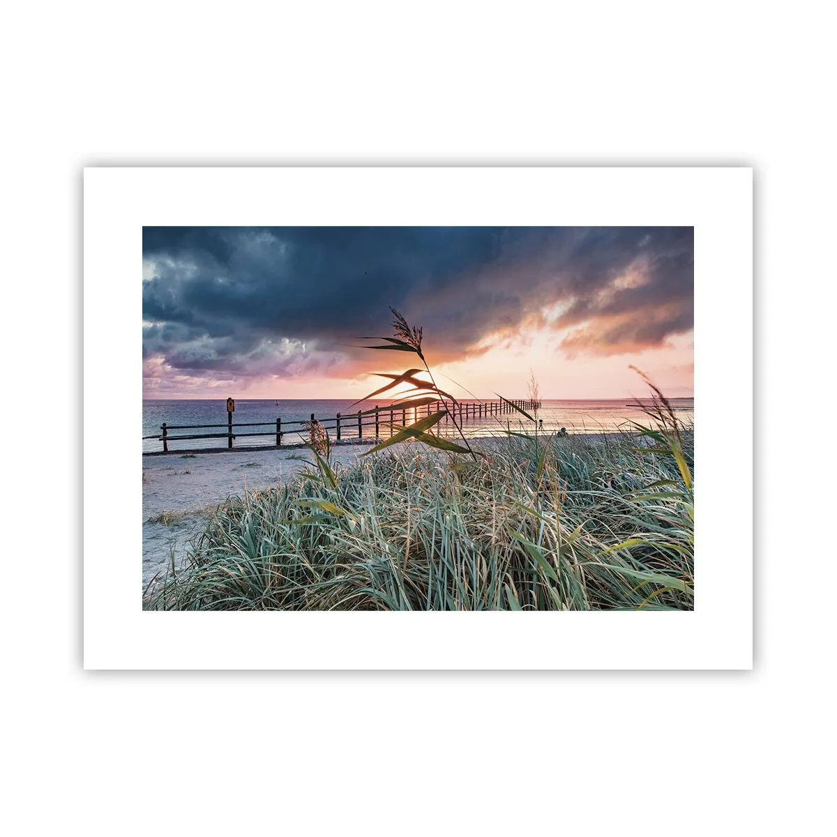 Poster - Het gaat niet met de wind mee - 40x30 cm