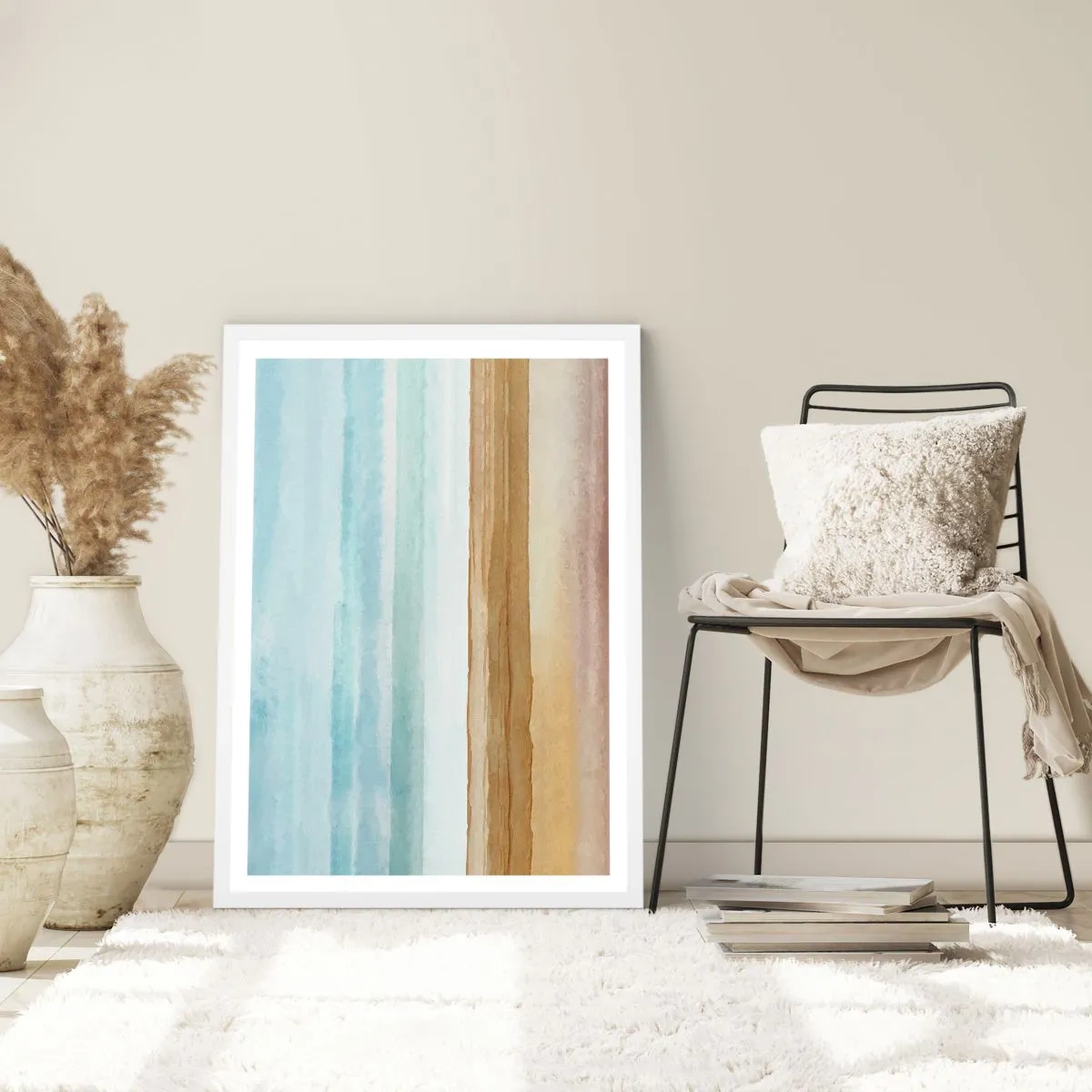 Poster in een witte lijst - Troost - 70x100 cm