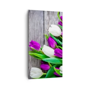 Schilderen op canvas - Op de dag van een voorjaarsvakantie - 55x100 cm