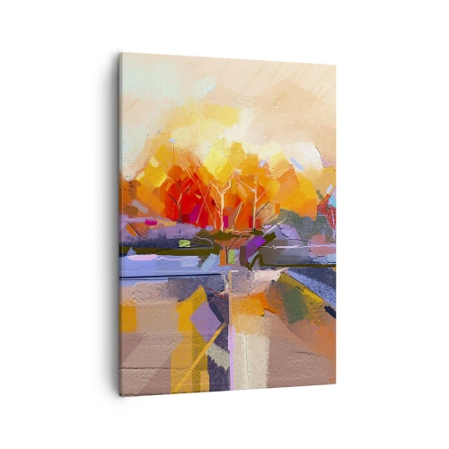 Schilderen op canvas - De herfst is geworden - 50x70 cm