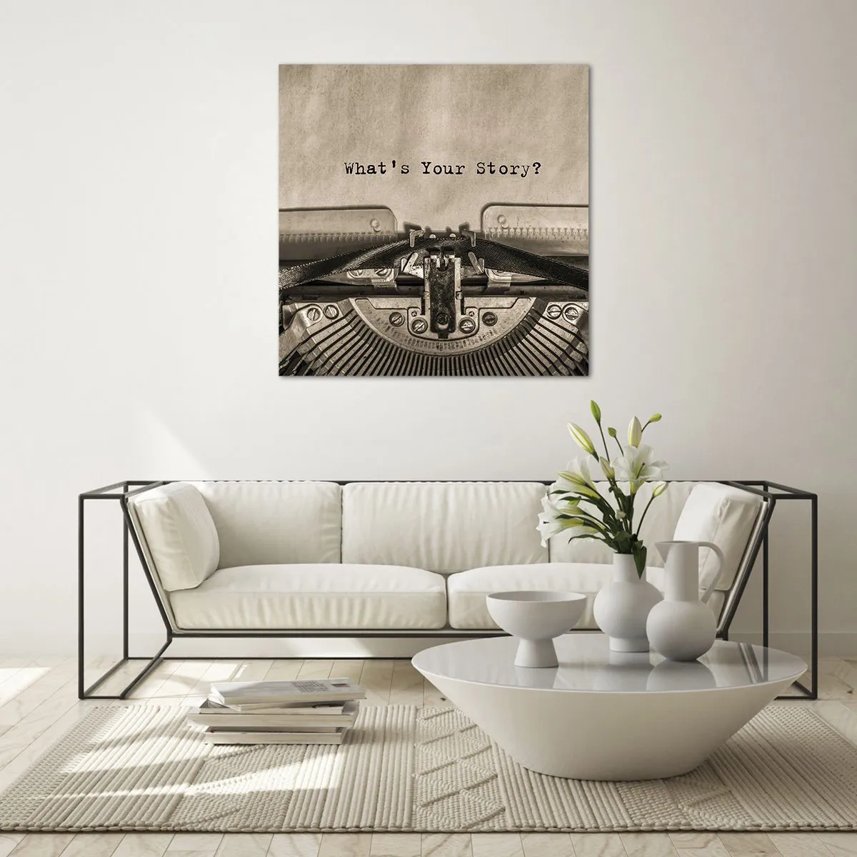 Schilderen op glas - Vertel het mee - 30x30 cm