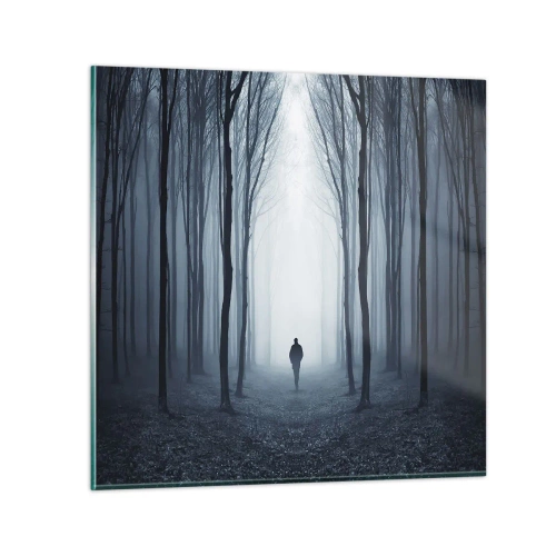 Schilderen op glas - En alles is eenvoudig en duidelijk - 70x70 cm