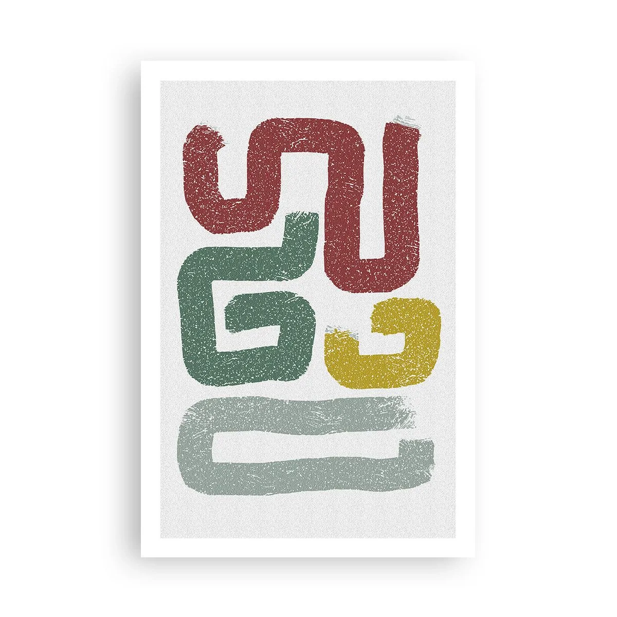 Poster - In een onbekende taal - 61x91 cm