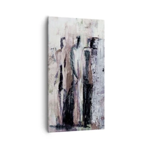 Schilderen op canvas - De mysterieuze drie - 55x100 cm