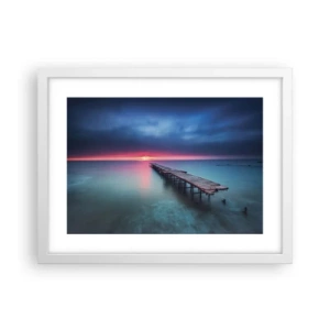 Poster in een witte lijst - Tussen hemel en aarde - 40x30 cm