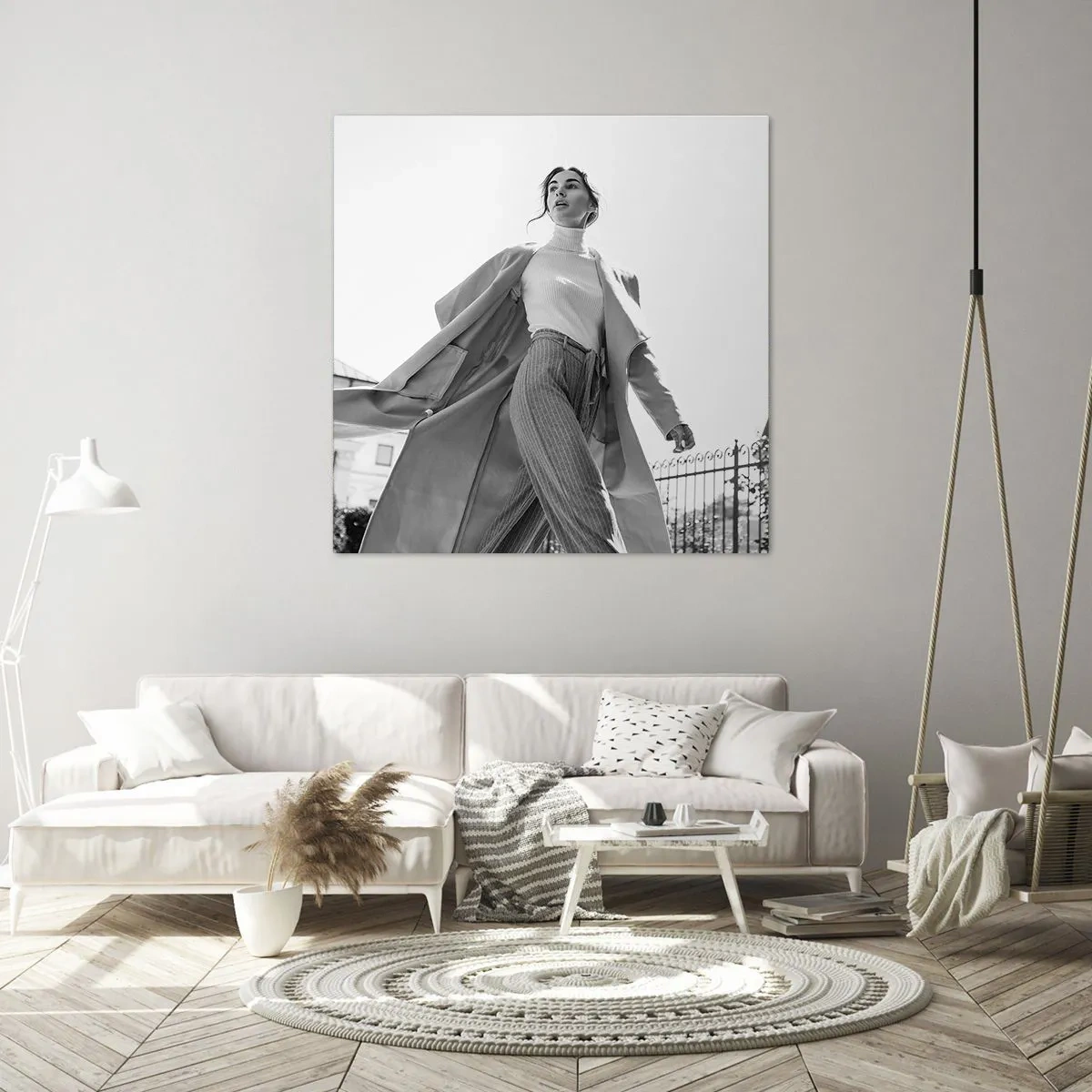 Schilderen op canvas - Ga je mee? - 70x70 cm