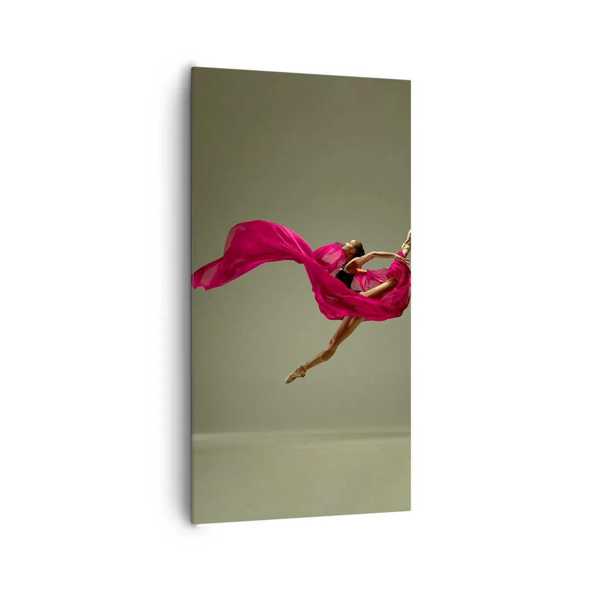 Schilderen op canvas - Dansende vlam - 65x120 cm