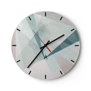 Wandklok - Klok - Makkelijk maar dynamisch - 40x40 cm