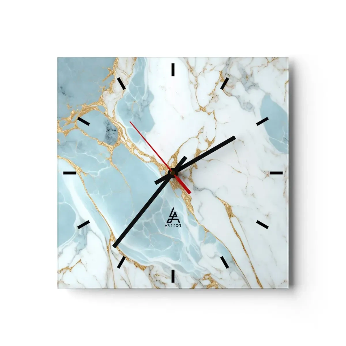 Wandklok - Klok - Rijkdom van steen - 40x40 cm