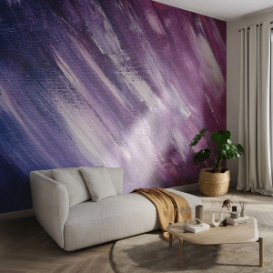 Fotobehang Premium Canvas - Als de zonnige wind waait - Abstractie, Deel, Modern patroon - 400x280 cm