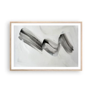 Een poster in een licht eiken lijst - Terloops voor de lol - 91x61 cm