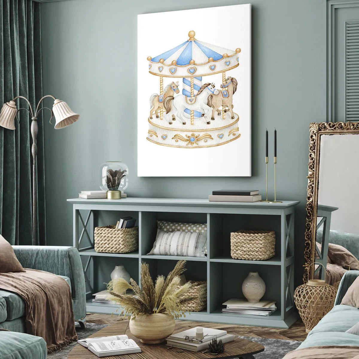Schilderen op canvas - Zoete jeugd - 45x80 cm