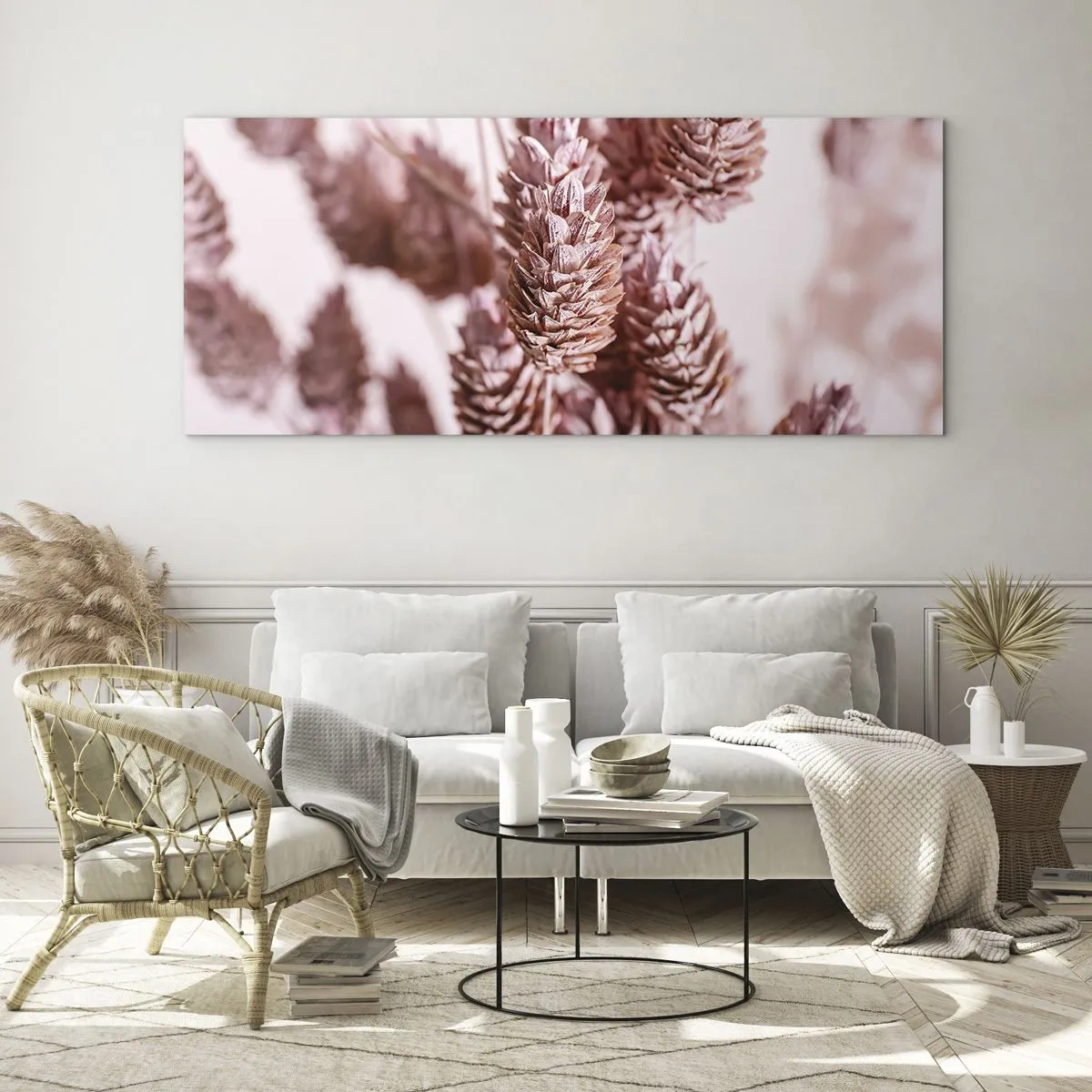Schilderen op glas - Schijnbaar onopvallend - 120x50 cm