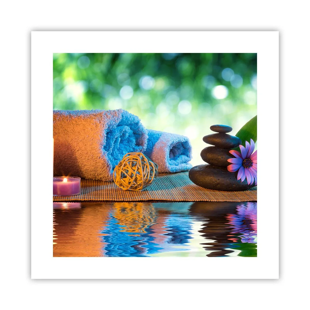 Poster - Tijd voor het lichaam - 40x40 cm