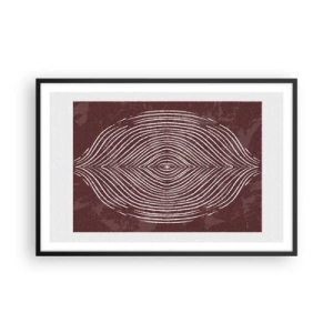 Poster in een zwarte lijst - De ruimte spreekt - 91x61 cm