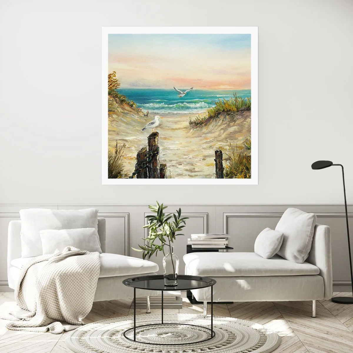Poster - Windstille afzondering - 60x60 cm