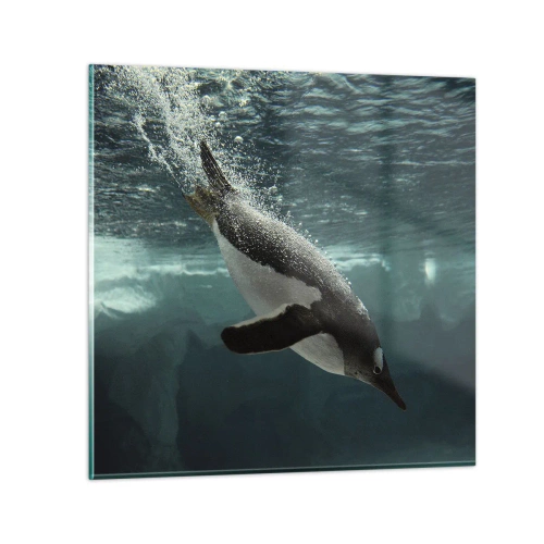 Schilderen op glas - Welkom in mijn wereld - 70x70 cm