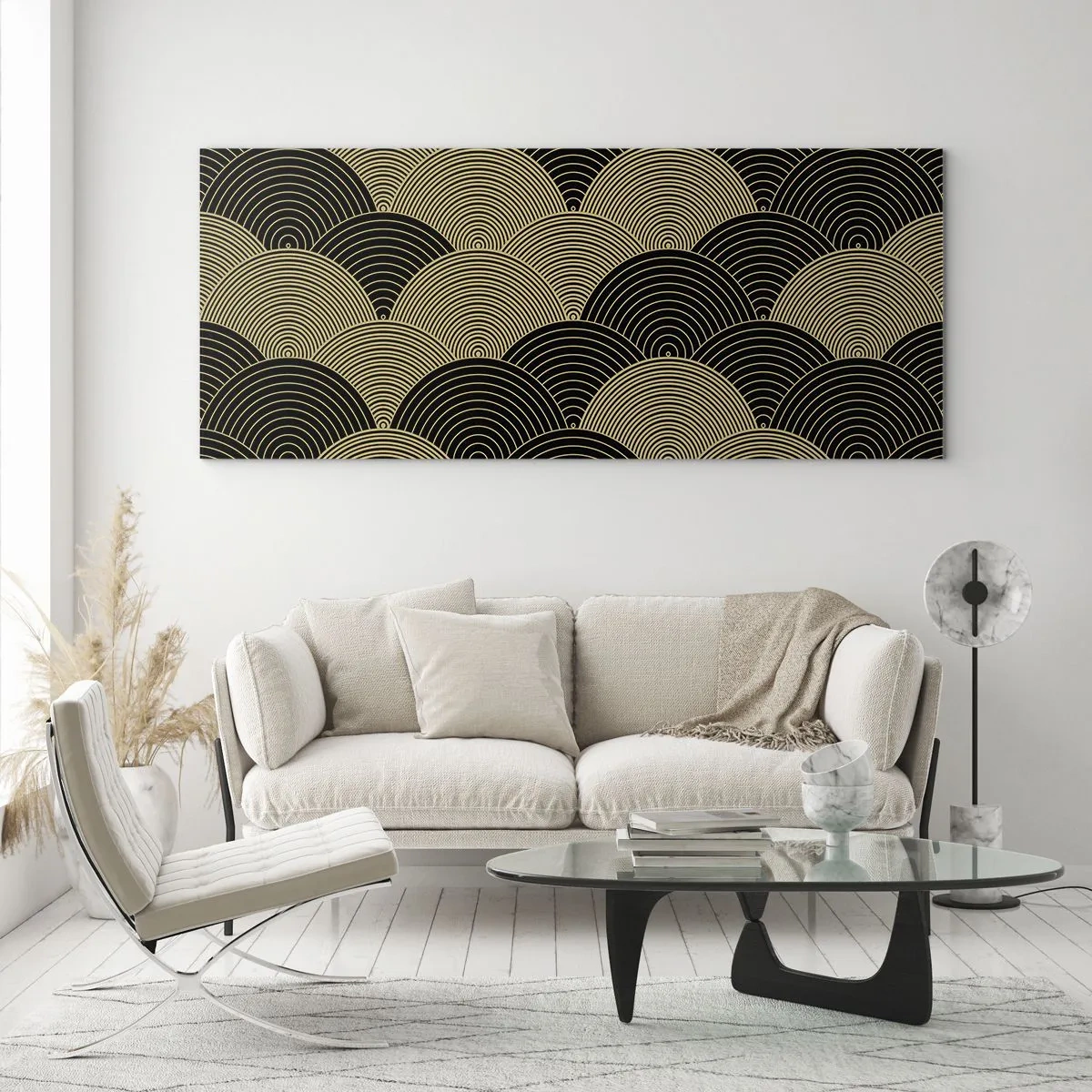 Schilderen op glas - Eenheid in veelheid - 120x50 cm