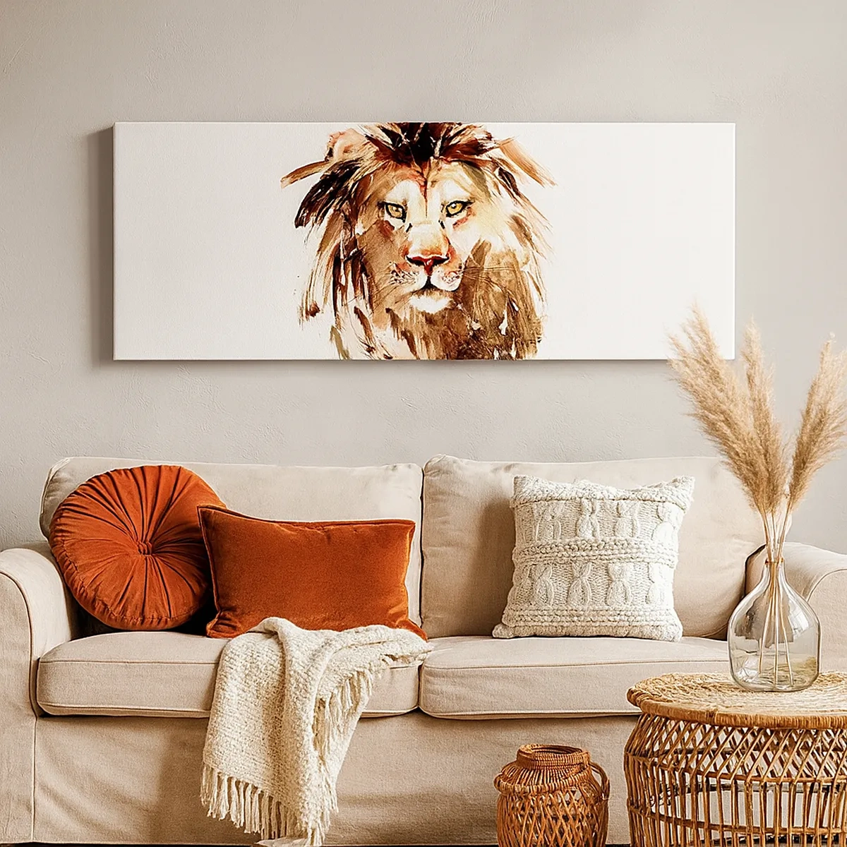 Schilderen op canvas - Kracht en waardigheid - 30x30 cm