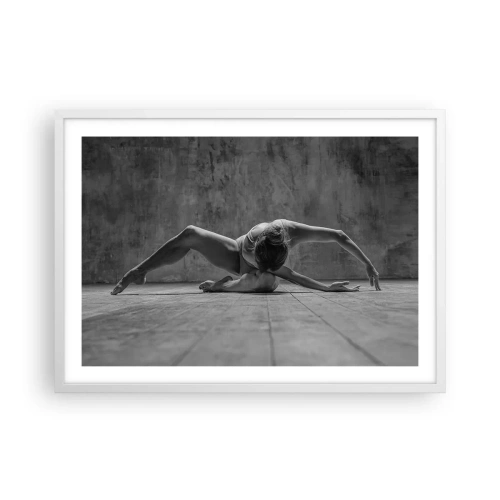 Poster in een witte lijst - Symmetrie gevonden - 70x50 cm