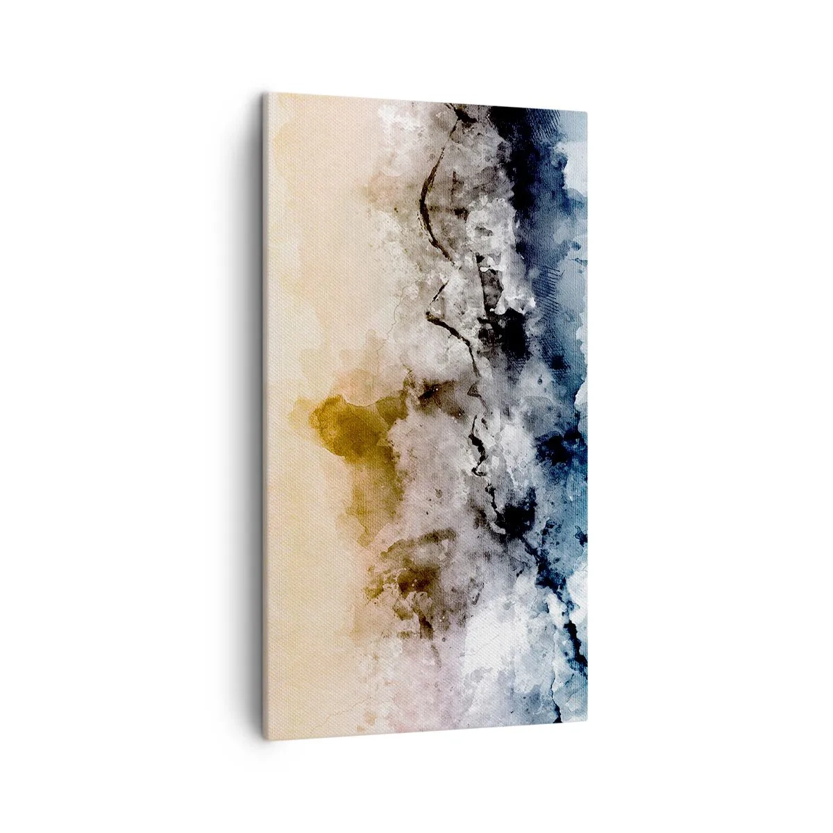 Schilderen op canvas - Verdronken in een wolk van mist - 45x80 cm