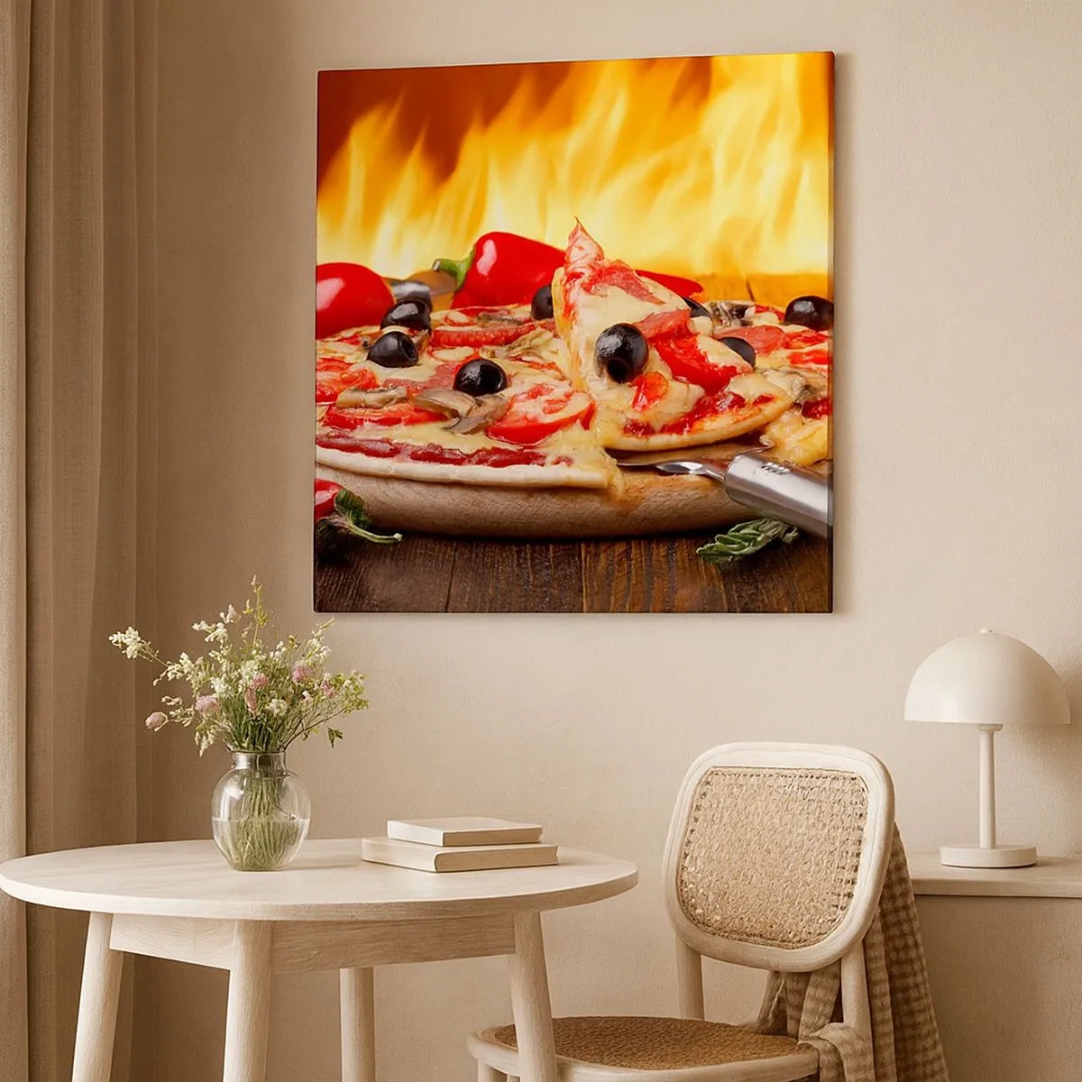 Schilderen op canvas - From Italy with love - 30x30 cm