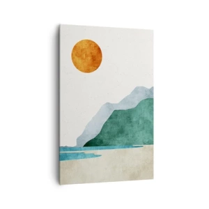 Schilderen op canvas - Landschap zoals het hoort te zijn - 80x120 cm