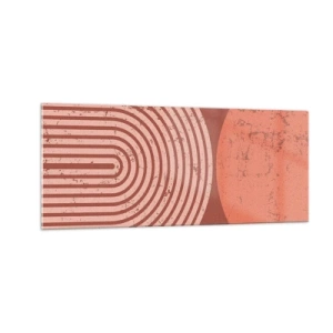 Schilderen op glas - Een nauwe band - 100x40 cm