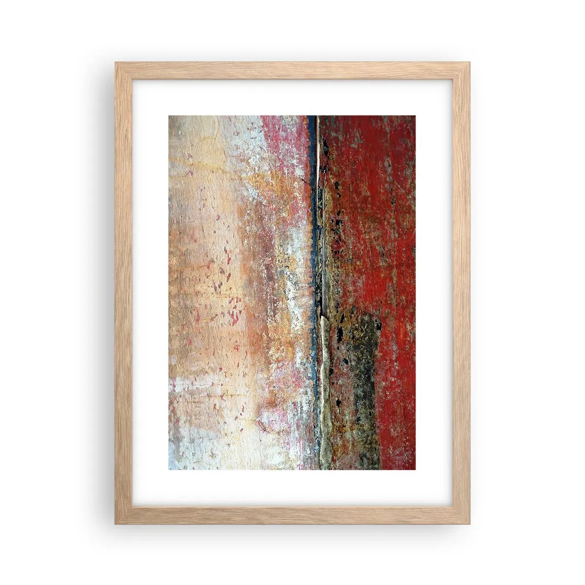 Een poster in een licht eiken lijst - Wellicht is het de zee - 30x40 cm