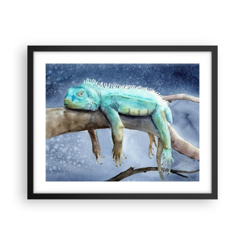Poster in een zwarte lijst - Het is goed! - 50x40 cm