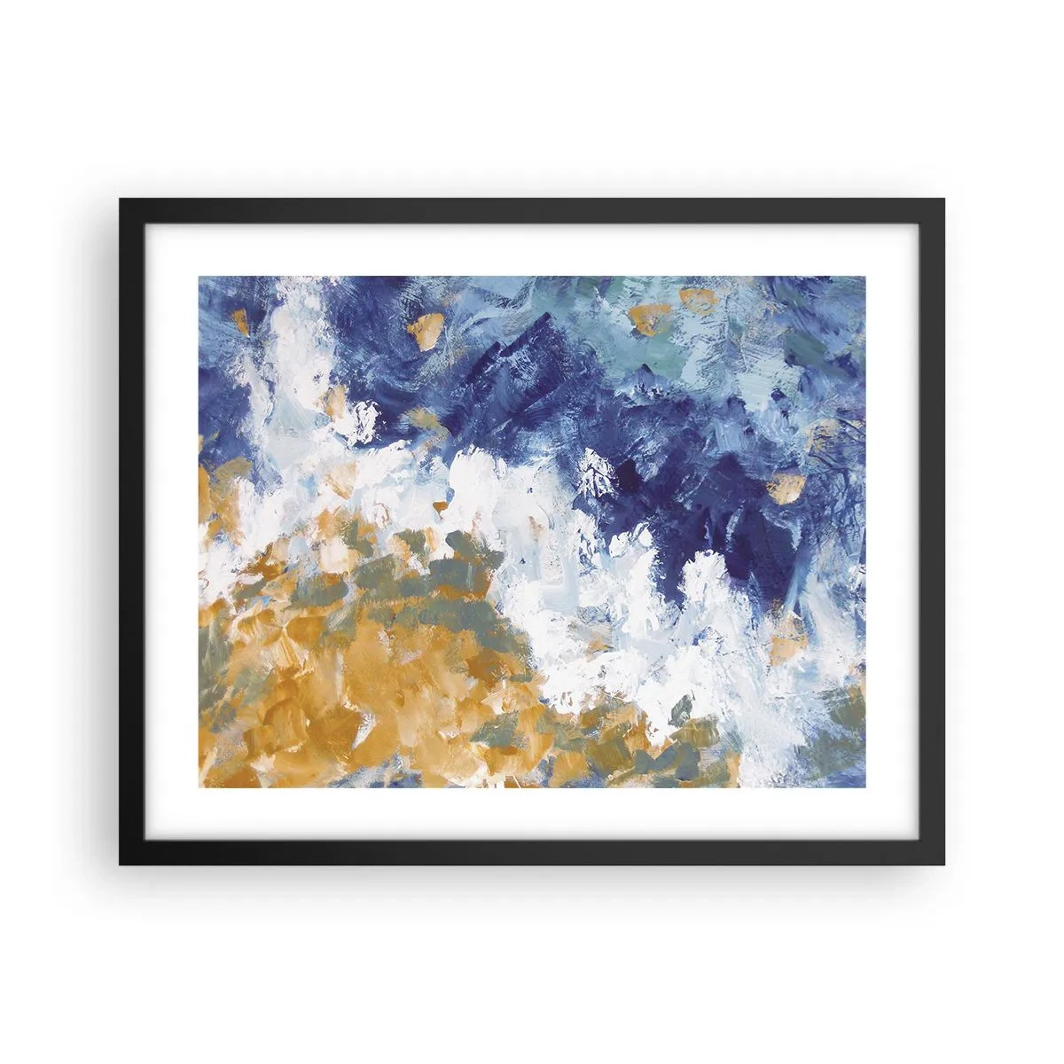 Poster in een zwarte lijst - Dans der Elementen - 50x40 cm