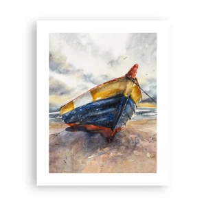 Poster - Rust aan de kust - 40x50 cm