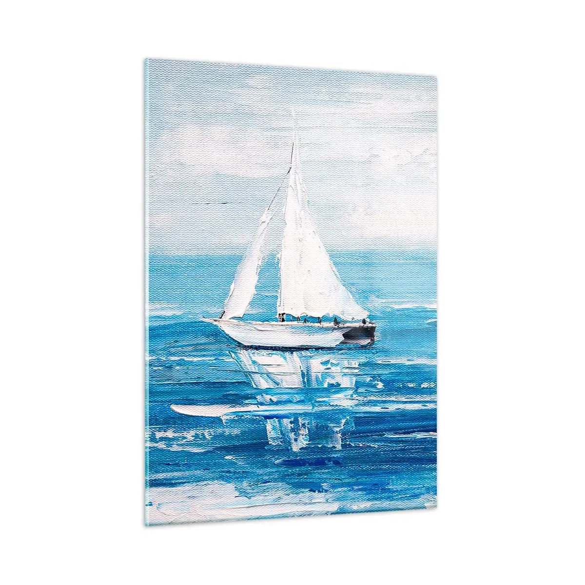 Schilderen op glas - Met een vriend aan mijn zijde - 50x70 cm