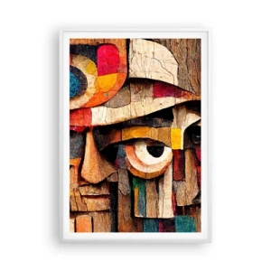 Poster in een witte lijst - Ik zie je… - 70x100 cm