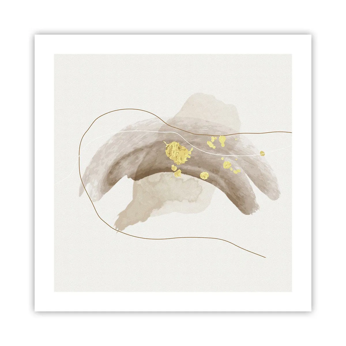 Poster - Ontmoet in de ruimte - 50x50 cm