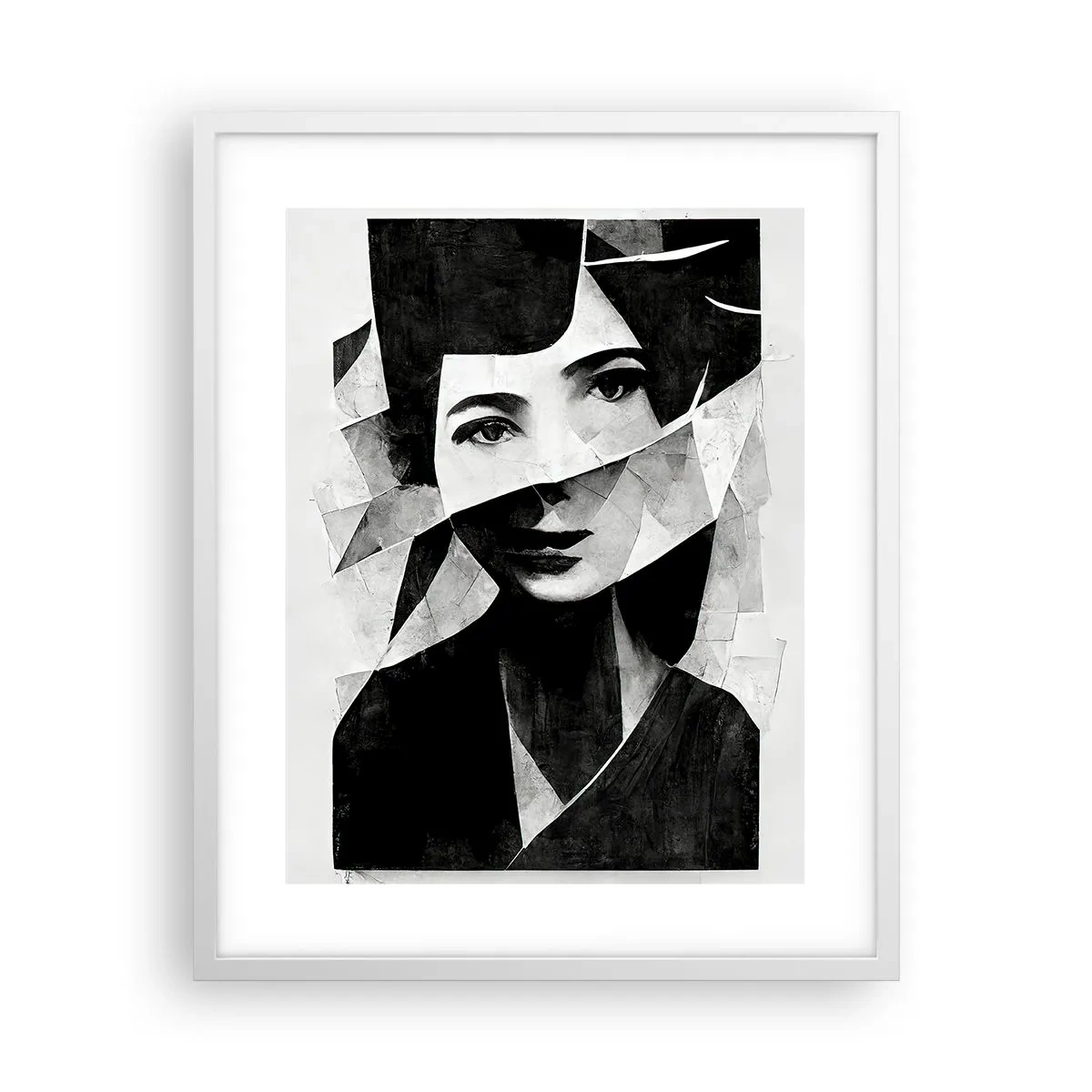 Poster in een witte lijst - Echt wat je bent... - 40x50 cm