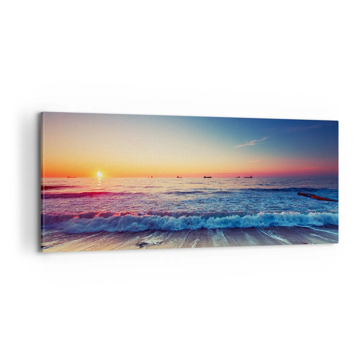 Schilderen op canvas - Hoe zit het met de horizon? - 100x40 cm