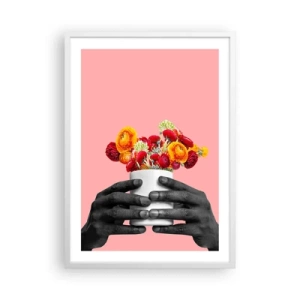 Poster in een witte lijst - De apotheose van het leven - 50x70 cm