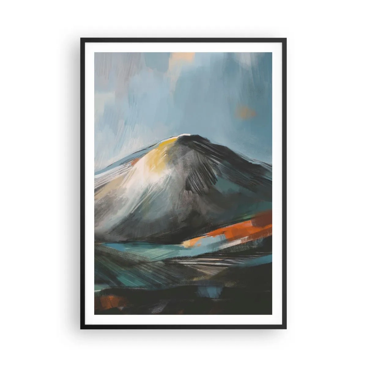 Poster in een zwarte lijst - Ruw en prachtig - 70x100 cm