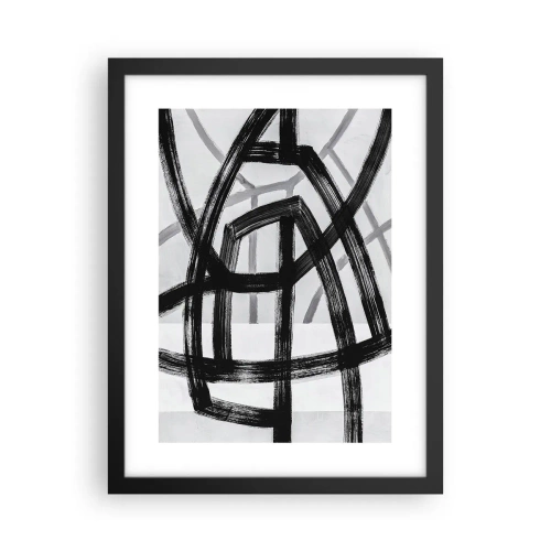 Poster in een zwarte lijst - Diepte opbouwen - 30x40 cm