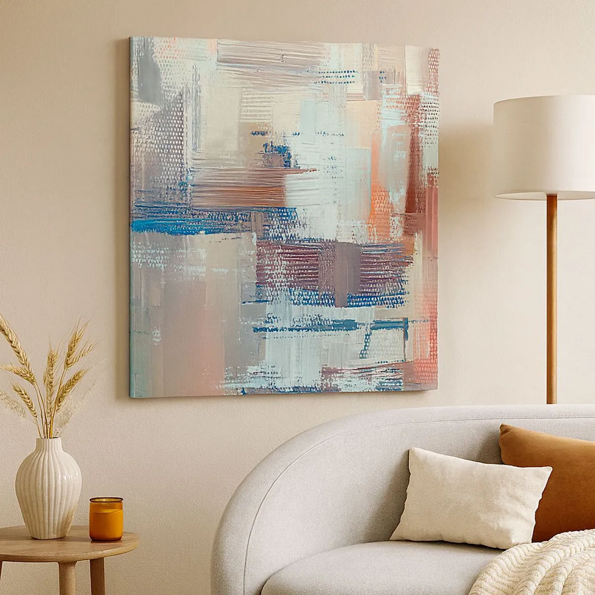 Schilderen op canvas - Het licht bereiken - 30x30 cm