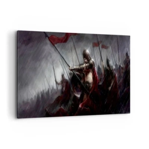 Schilderen op canvas - Voorbijganger, vertel Sparta... - 100x70 cm