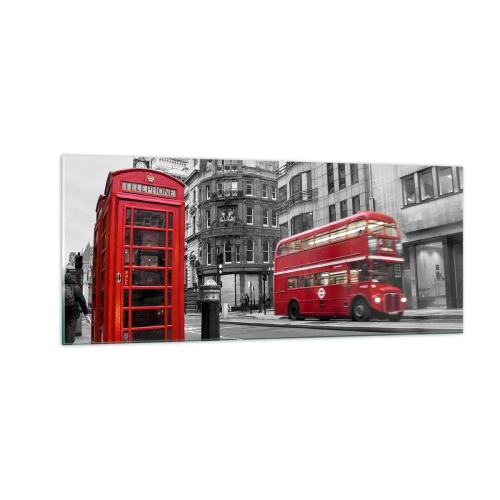 Schilderen op glas - De roodste in Europa - 100x40 cm