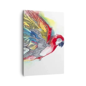 Schilderen op canvas - Leef kleurrijk - 70x100 cm