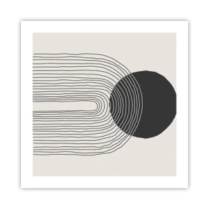 Poster - Bibberen en vertrouwen - 50x50 cm