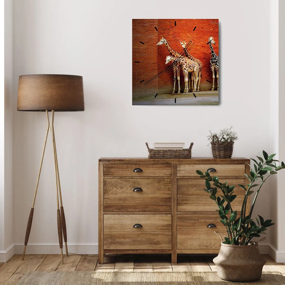 Wandklok - Klok - Zie je acacia? - 40x40 cm