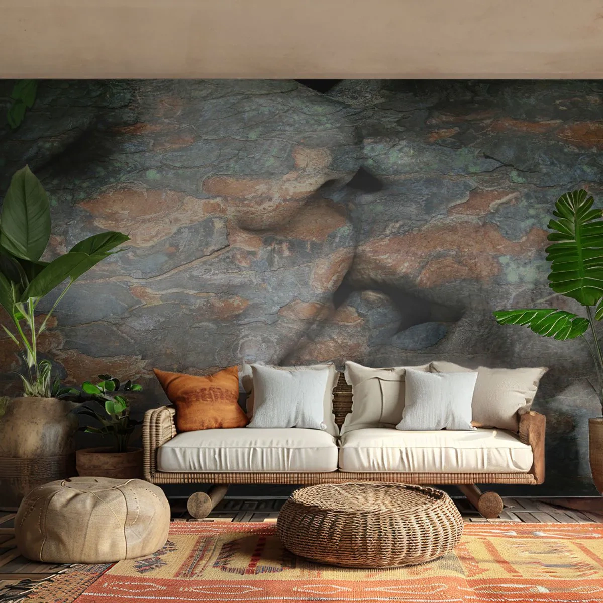 Fotobehang Standard Eco - Voor altijd samen - Mensen, Abstractie, Grafisch - 350x256 cm