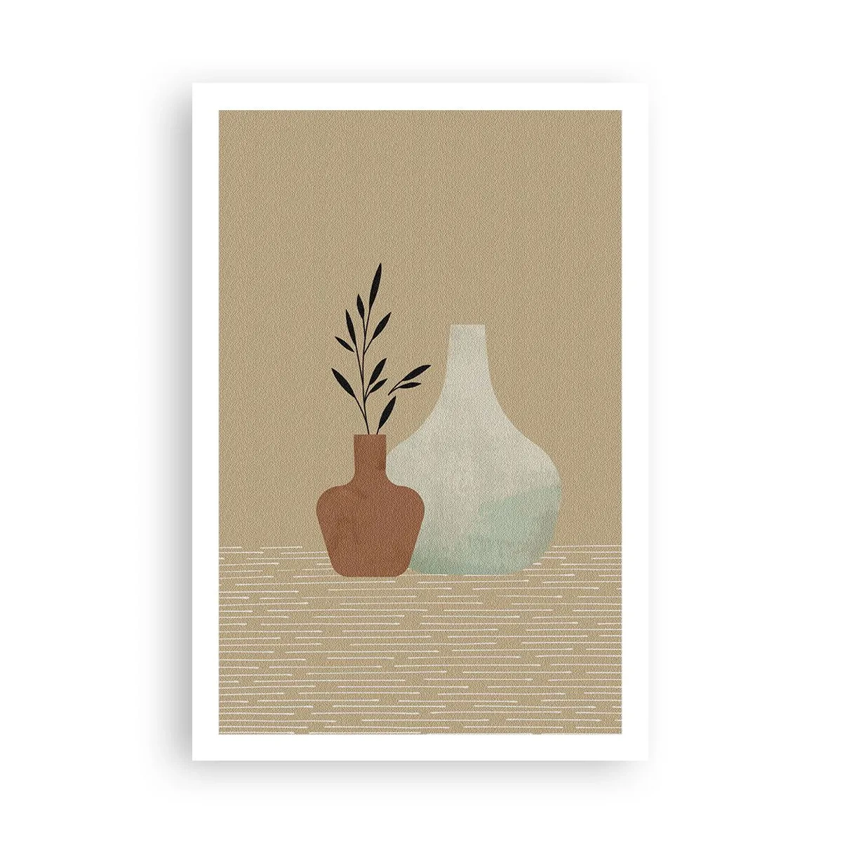 Poster - De vaas en zijn idee - 61x91 cm