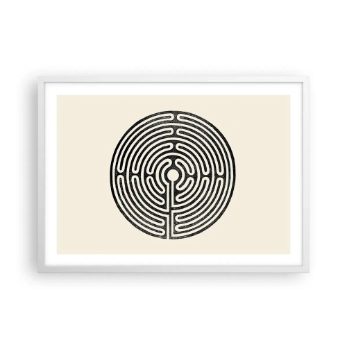 Poster in een witte lijst - Mysterieuze orde - 70x50 cm